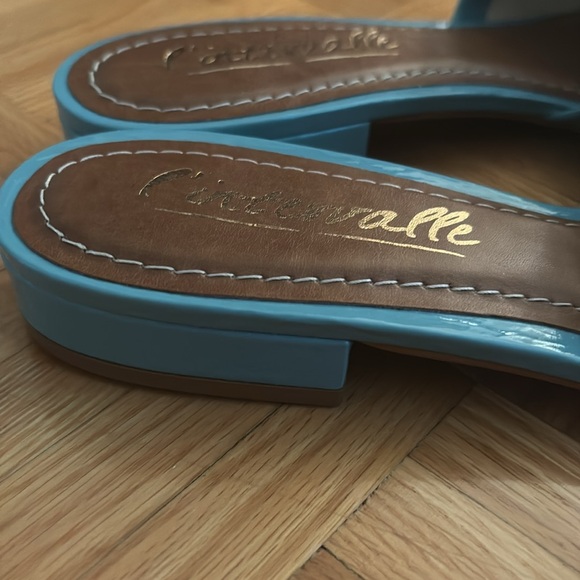 L’ intervalle blue leather sandals shoes 40 9 new - Picture 2 of 4